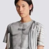 Logo-T-shirt med Statue-tryck Logo-T-shirt med Statue-tryck