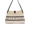 Medium Release Shopper-väska i canvas och kalvskinn Medium Release Shopper-väska i canvas och kalvskinn