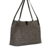 Medium Release Shopper-väska i monogramjacquard och kalvskinn Medium Release Shopper-väska i monogramjacquard och kalvskinn
