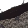 Medium Release Shopper-väska i monogramjacquard och kalvskinn Medium Release Shopper-väska i monogramjacquard och kalvskinn