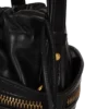 Mini Shuffle Zips-väska i kalvskinn