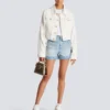 Monogram-denimshorts Monogram-denimshorts