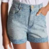 Monogram-denimshorts Monogram-denimshorts