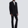 Monogram grain de poudre 1-knappsjacka Monogram grain de poudre 1-knappsjacka