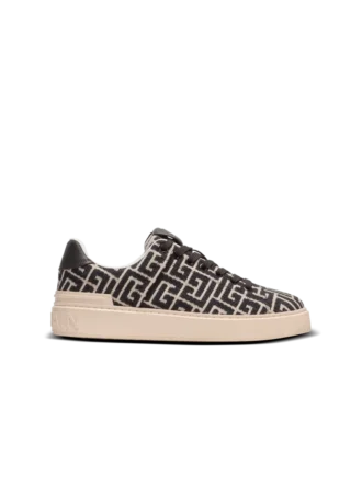 Monogram jacquard B-Court sneakers