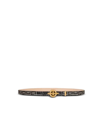 Monogram jacquard T-Bar bälte