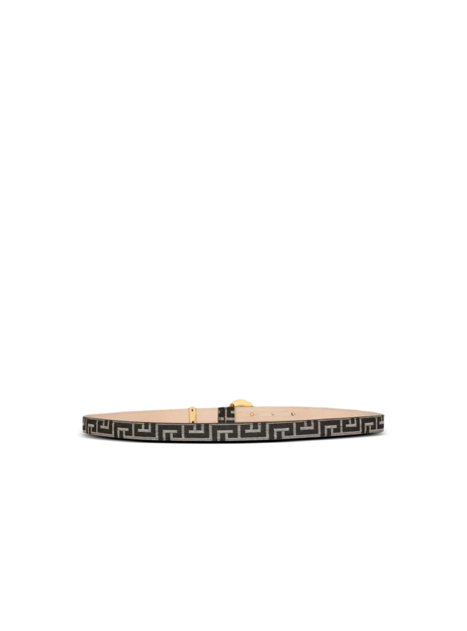 Monogram jacquard T-Bar bälte