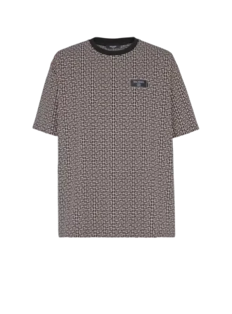 Monogram-jacquard-T-shirt