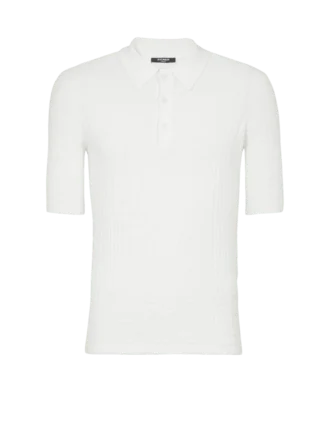 Monogramstickad polotröja