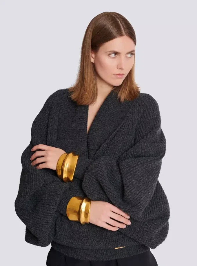Mässingsarmband i bambu