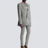 Oversized jacka i Prince of Wales-jacquard Oversized jacka i Prince of Wales-jacquard