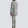 Oversized jacka i Prince of Wales-jacquard Oversized jacka i Prince of Wales-jacquard
