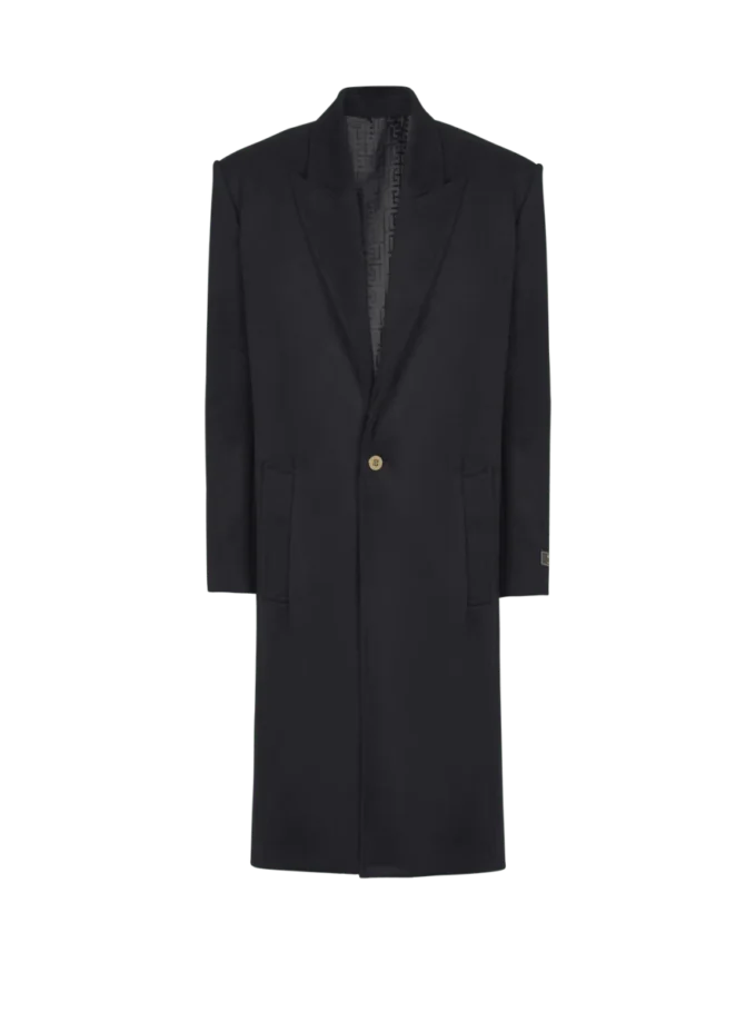 Oversized kappa i ull och kashmir