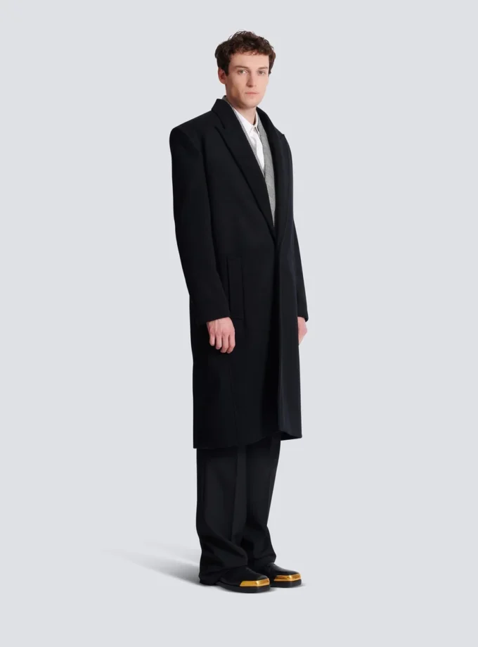 Oversized kappa i ull och kashmir