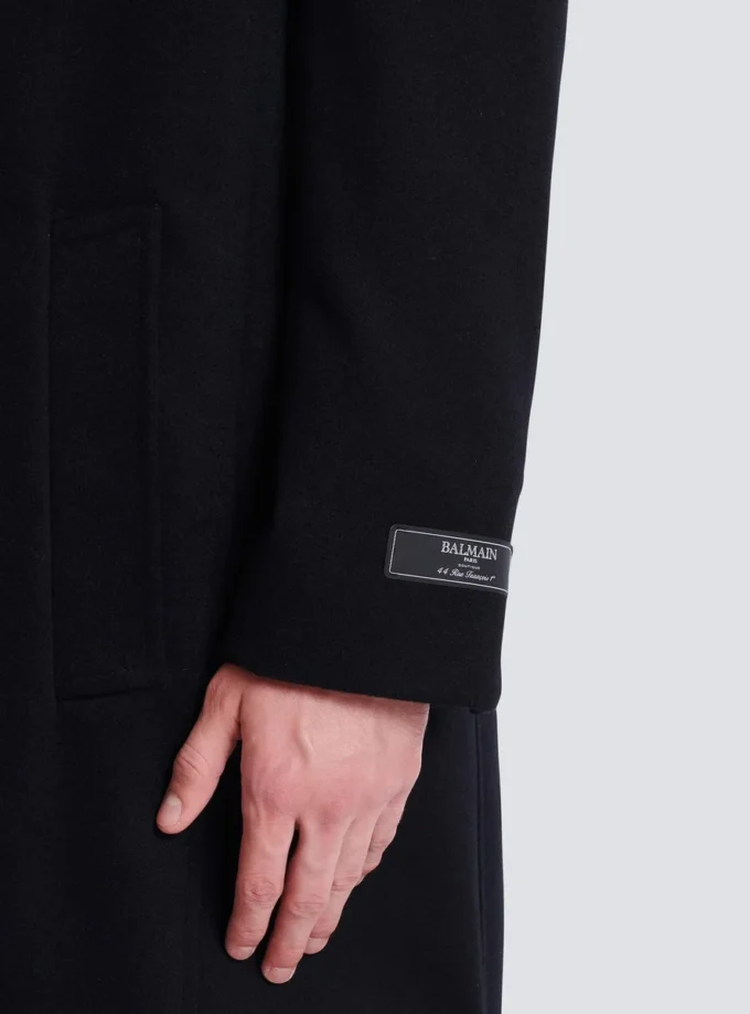 Oversized kappa i ull och kashmir
