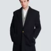 Oversized kappa i ull och kashmir