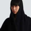 Oversized stickad hoodie