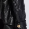 Parkas i lammskinn med diamantmönster i sömmarna Parkas i lammskinn med diamantmönster i sömmarna