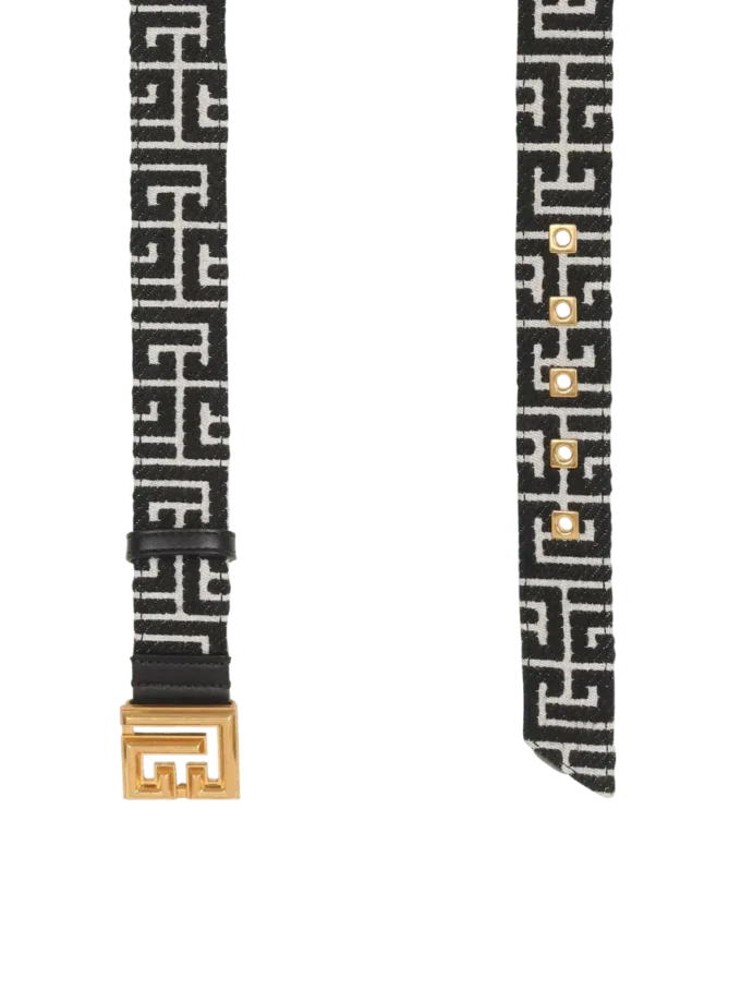 PB-bälte i jacquard med monogram