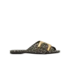 Platta sandaler Anthem i jacquard med monogram