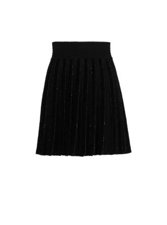 Plisserad glitterstickad kjol Plisserad glitterstickad kjol