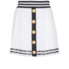 Plisserad stickad kjol med monogram Plisserad stickad kjol med monogram