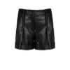 Plisserade shorts i lammskinn Plisserade shorts i lammskinn