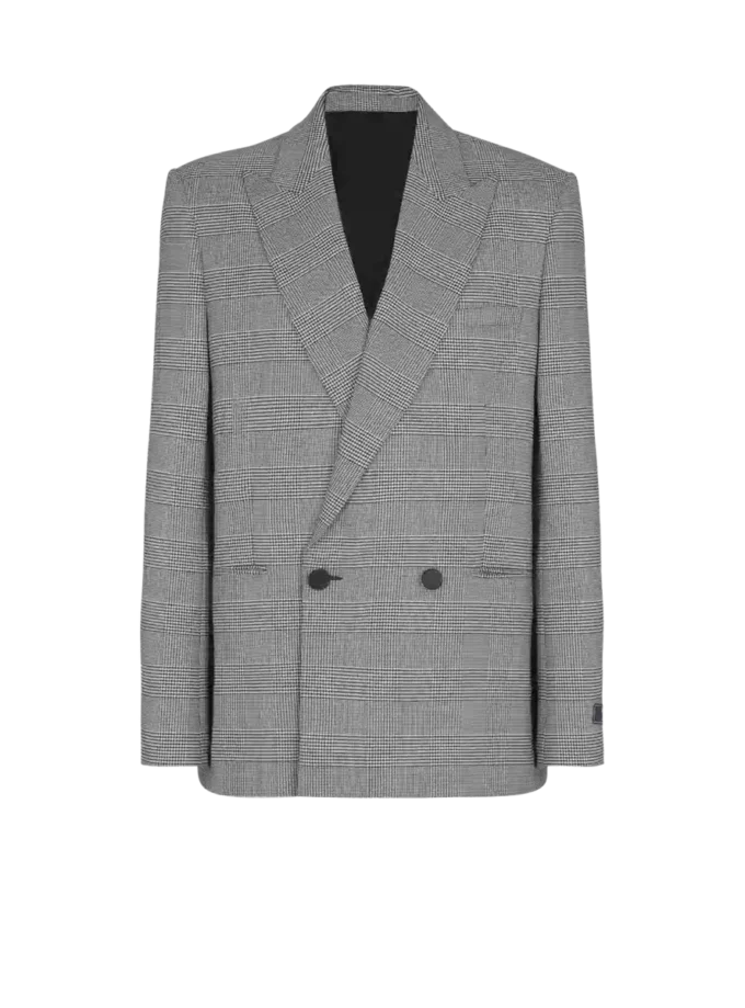 Prince of Wales-kavaj med 2 knappar Prince of Wales-kavaj med 2 knappar