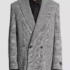 Prince of Wales-kavaj med 2 knappar Prince of Wales-kavaj med 2 knappar