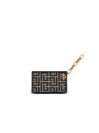Pulse monogram jacquard kortficka