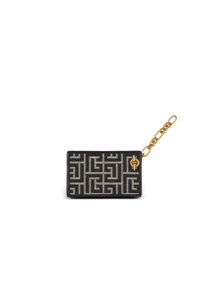 Pulse monogram jacquard kortficka