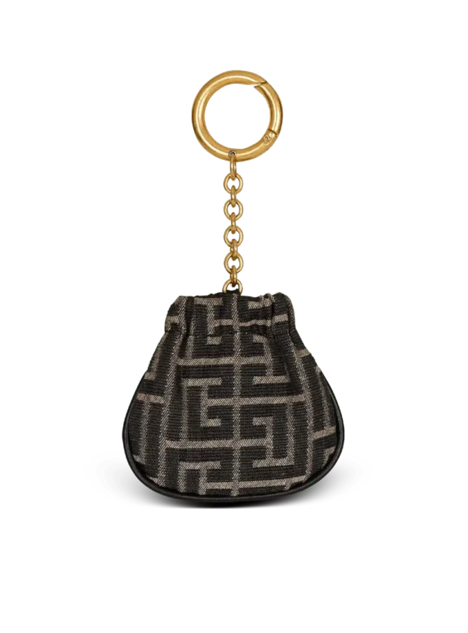 Pulse monogram jacquard nyckelring