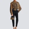 Pulse Vanity läderväska med leopardmönster Pulse Vanity läderväska med leopardmönster