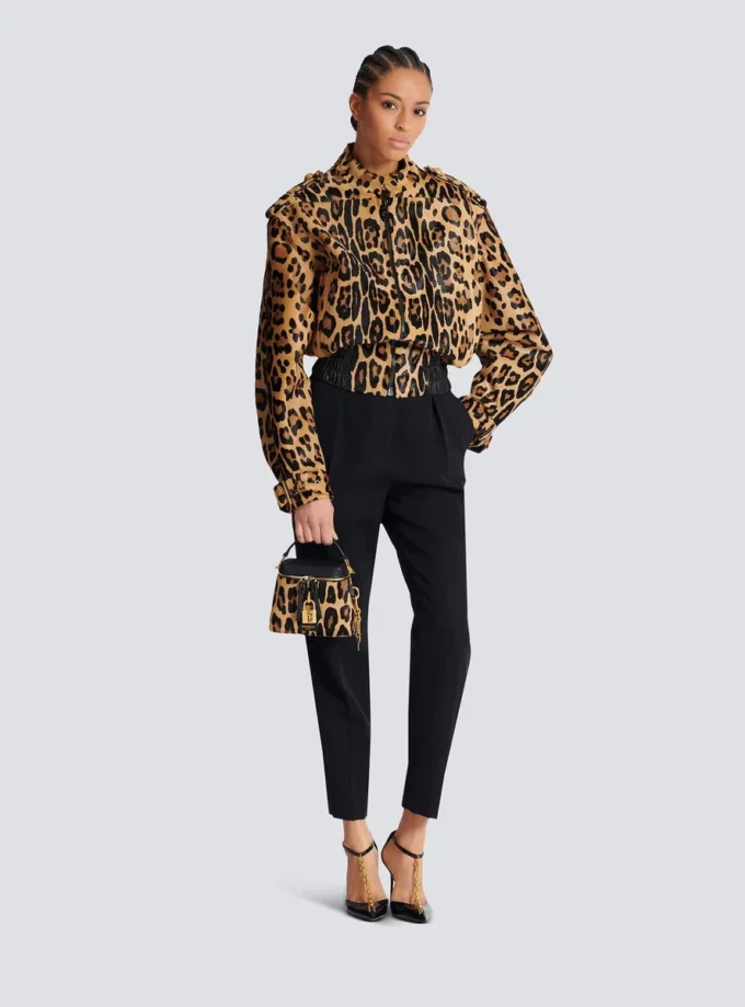 Pulse Vanity läderväska med leopardmönster Pulse Vanity läderväska med leopardmönster
