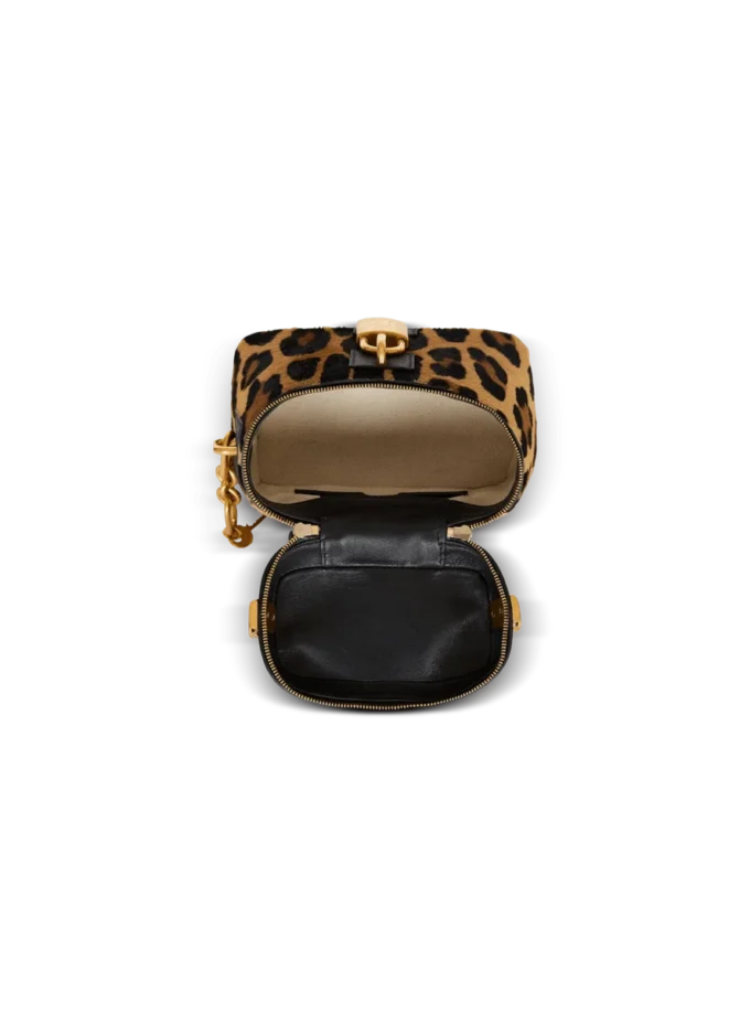 Pulse Vanity läderväska med leopardmönster Pulse Vanity läderväska med leopardmönster