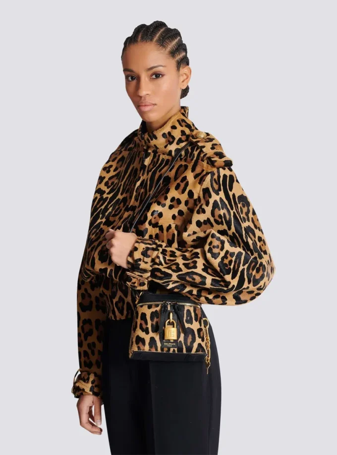 Pulse Vanity läderväska med leopardmönster Pulse Vanity läderväska med leopardmönster