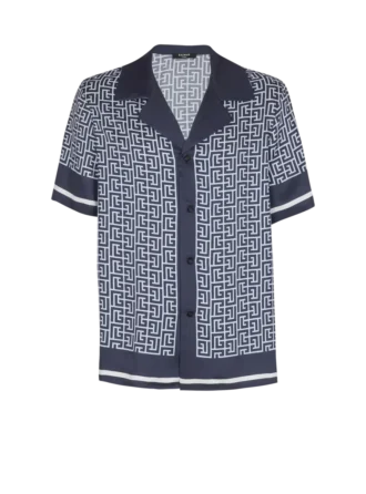 Pyjamas skjorta med monogram