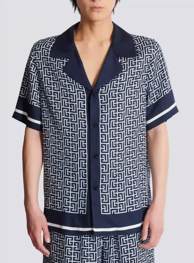 Pyjamas skjorta med monogram Pyjamas skjorta med monogram