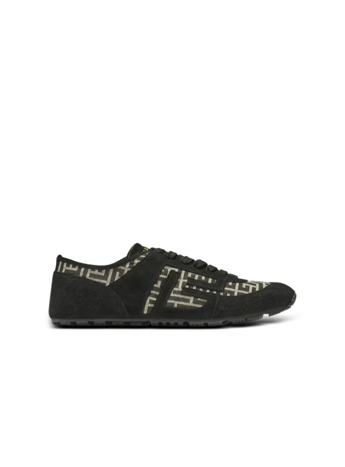 Racer 45 monogram jacquard sneakers