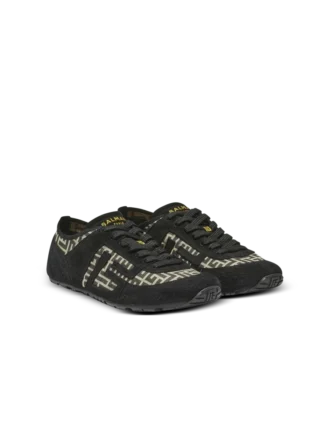 Racer 45 monogram jacquard sneakers