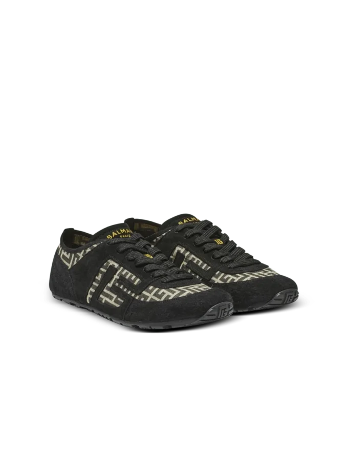 Racer 45 monogram jacquard sneakers