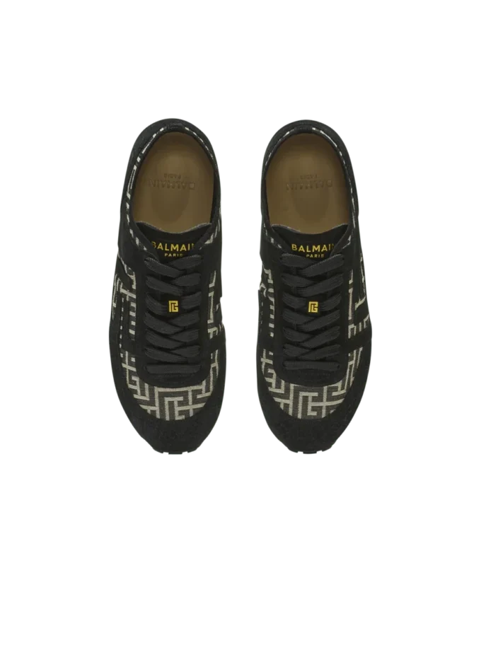 Racer 45 monogram jacquard sneakers