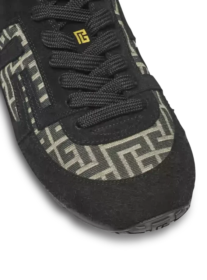 Racer 45 monogram jacquard sneakers