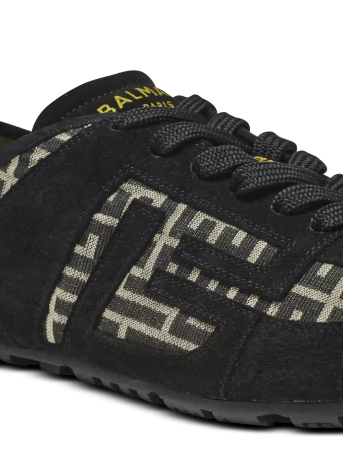Racer 45 monogram jacquard sneakers
