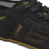Racer 45-träningsskor i kalvskinn, mocka och nylon