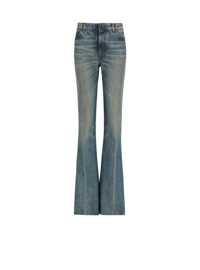 Raka jeans i blekt denim Raka jeans i blekt denim