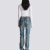 Raka jeans i blekt denim Raka jeans i blekt denim