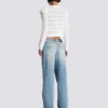 Raka jeans i diamantmönster Raka jeans i diamantmönster