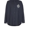 Randig ullskjorta med collegeemblem Randig ullskjorta med collegeemblem