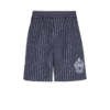 Randiga pyjamasshorts i poplin